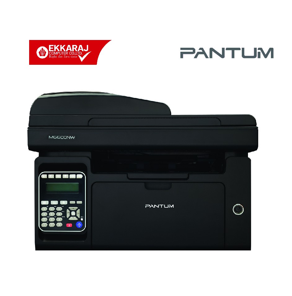 PRINTER เครองพมพ PANTUM MONO LASER MULTIFUNCTION M6600NW BLACK