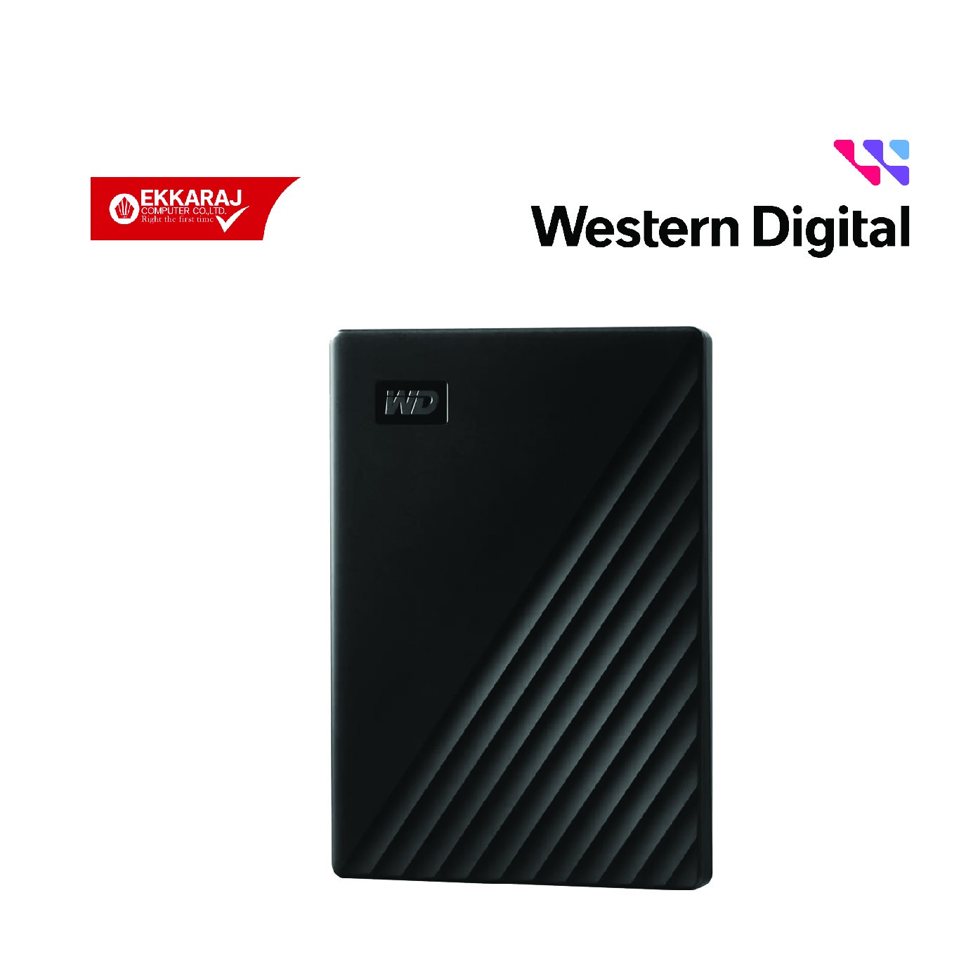 Ekkaraj Computer product hard-disk-2-tb-hdd-ฮาร์ดดิสก์พกพา-wd-my-passport-wdbyvg0020bbk-sl-ekc-sl-we0282-JqbSV