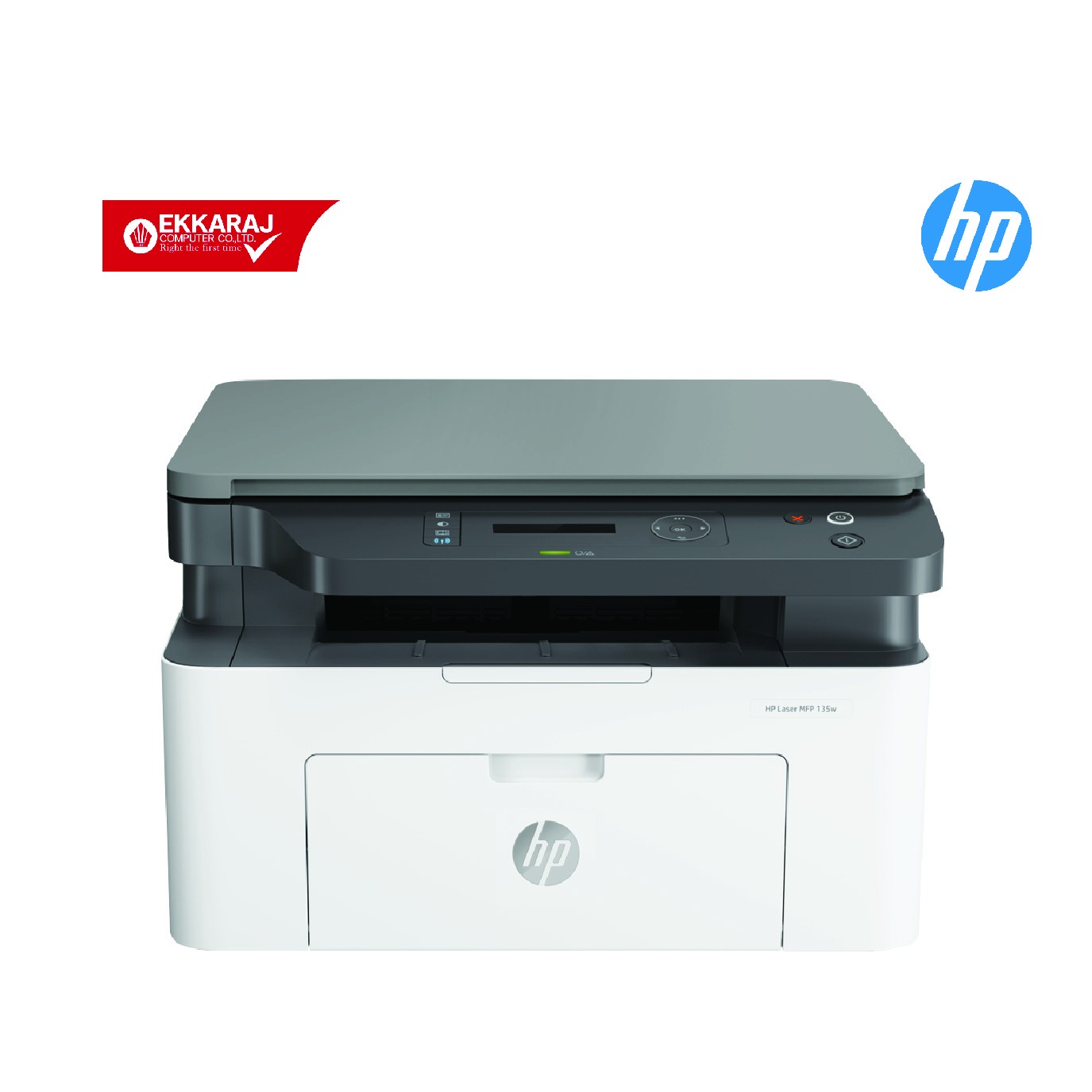 Ekkaraj Computer product เครื่องปริ้น-4zb83a-printer-hp-laser-mfp-135w-slhpp265slekc-aq3rW