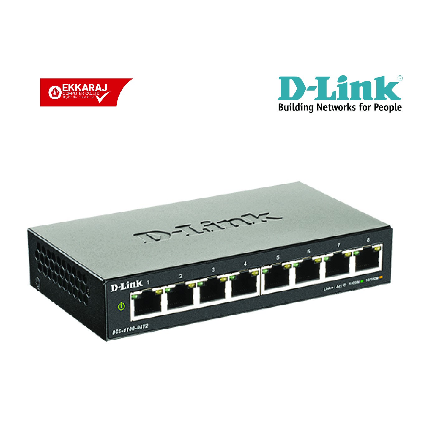 Ekkaraj Computer product gigabit-switching-hub-8-port-d-link-dgs-1100-08_v2-dl0113-ekc-6p937