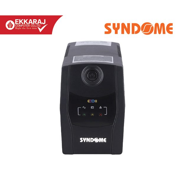 Ekkaraj Computer product ups-เครื่องสำรองไฟ-syndome-eco-ii-1000i-1000vasl500w-y3eVE