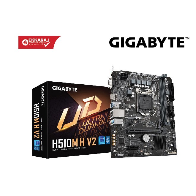 Ekkaraj Computer product mainboard-เมนบอร์ด-1200-gigabyte-h510m-h-v2-ddr4-sl-ekc-sl-gig250-ziLnz