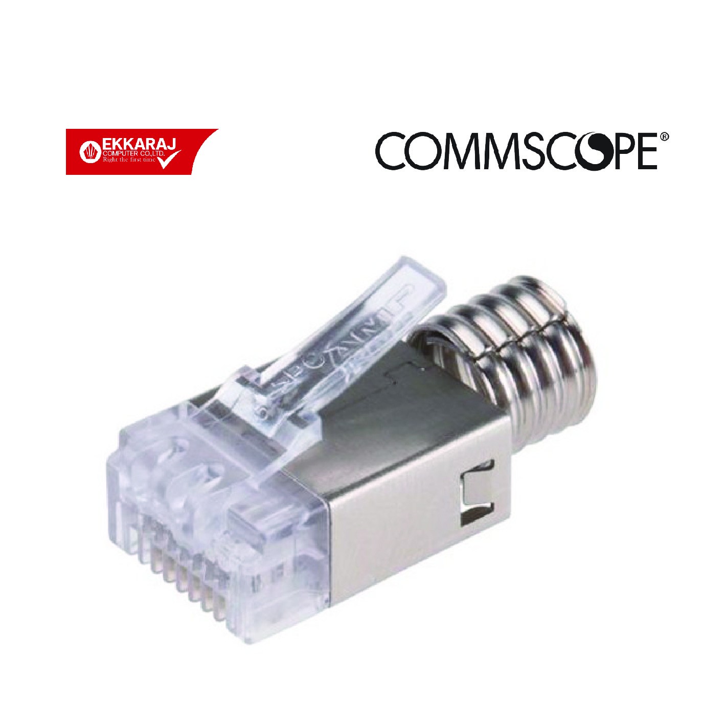 Ekkaraj Computer product แจ๊คตัวผู้-commscope-am-3006-cat-6-6-2111989-3-rj-45-plug-com005-ekc-F5fNf