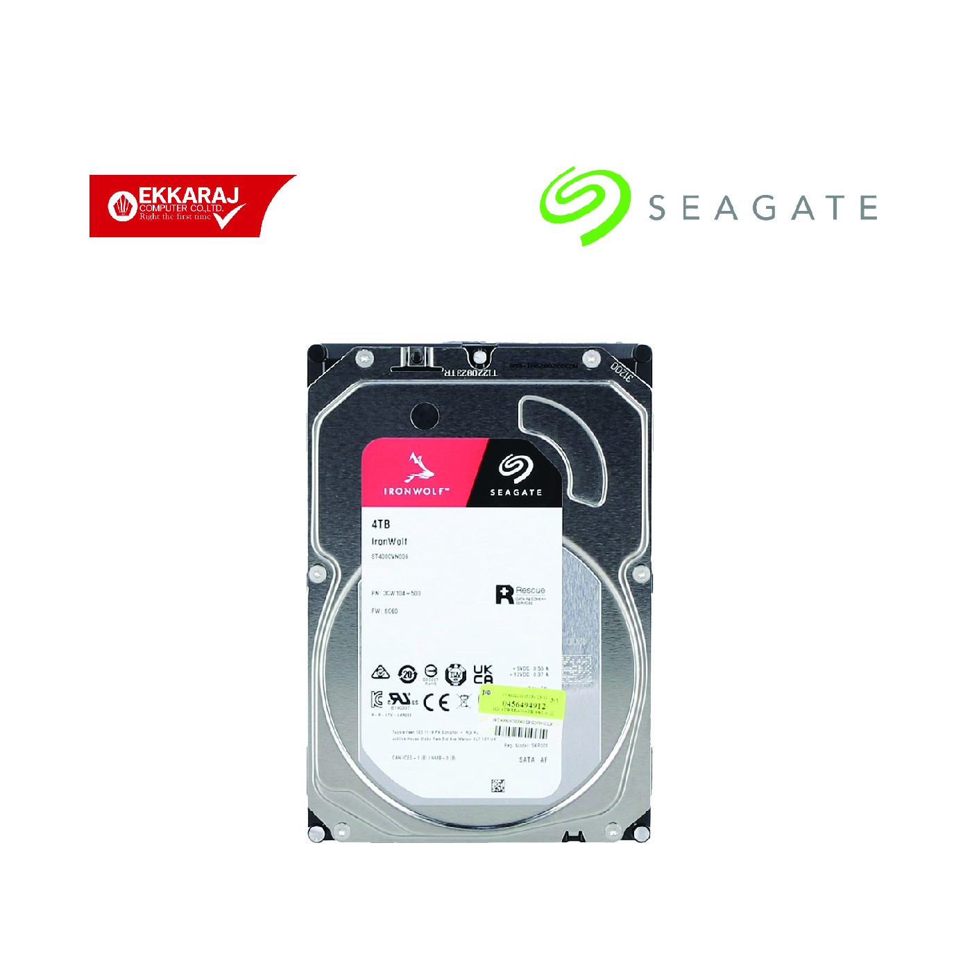 Ekkaraj Computer product hard-disk-4-tb-ฮาร์ดดิสก์-seagate-st4000vn006-sl-ekc-sl-1se250-gL1wv