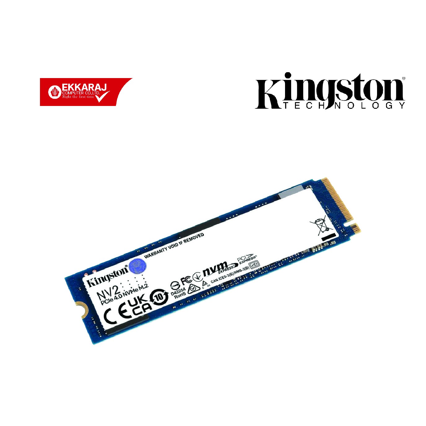 Ekkaraj Computer product ssd-1-tb-เอสเอสดี-kingston-nv2--m2-2280-snv2ssl1000g-sl-ekc-sl-kt0477-9r67c