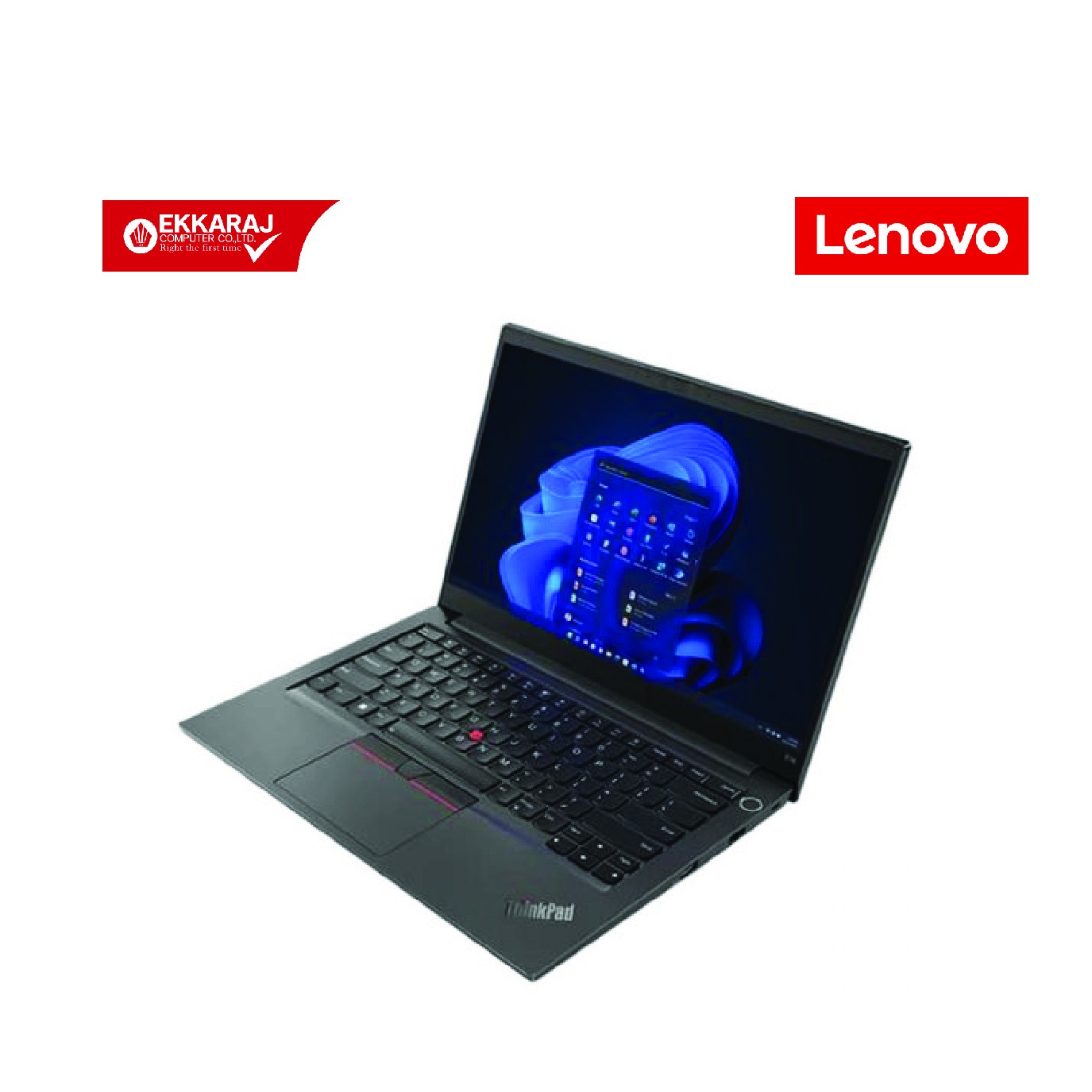 Ekkaraj Computer product โน๊ตบุ๊ค-notebook-lenovo-21ebs01y00-thinkpad-e14-g4-ryzen-5-5625usl8gbsl512gb-ssdsl140″sldos-le0946-ekc-sIaX1