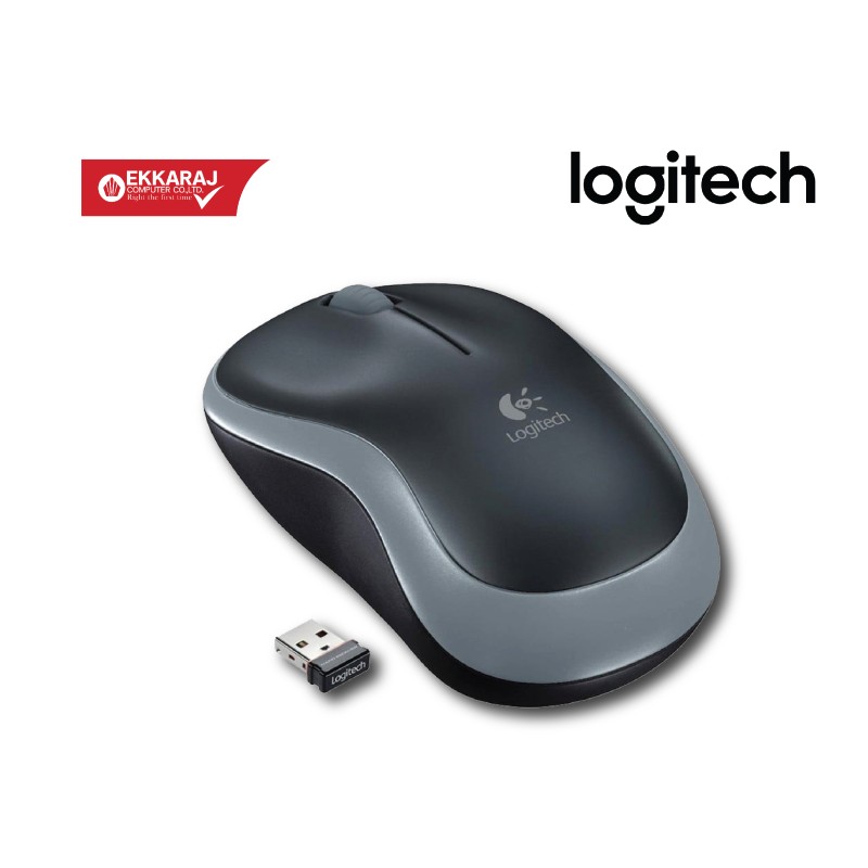 Ekkaraj Computer product เมาส์-logitech-m185bm910-002255-mouse-cordless-dark-grey-sl-log095-sl-ekc-QSX4z