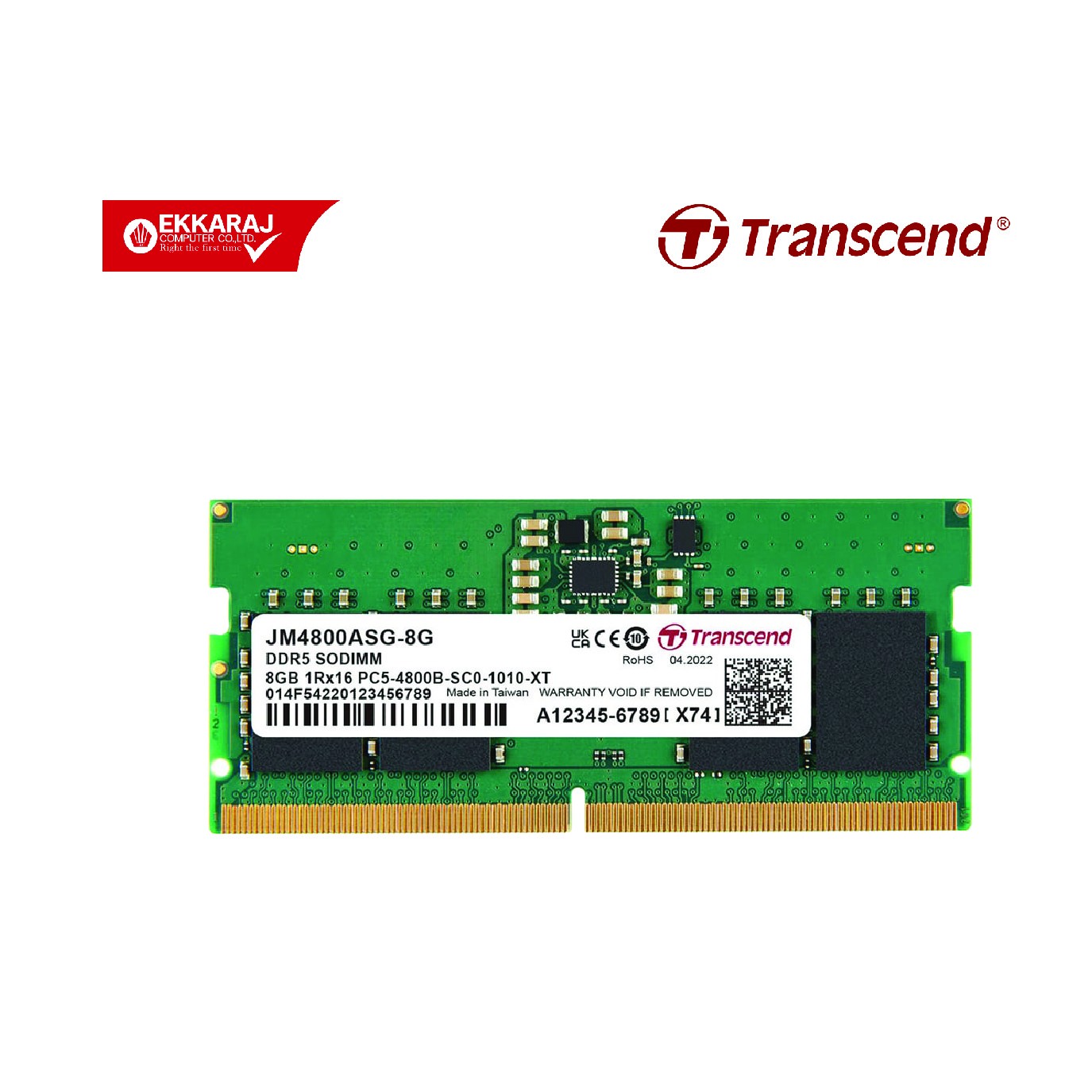 Ekkaraj Computer product ram-หน่วยความจำ-transcend-jm4800-series-tcn-jm4800asg-8g-ddr5-sl-ekc-sl-1tr199-XqWXR