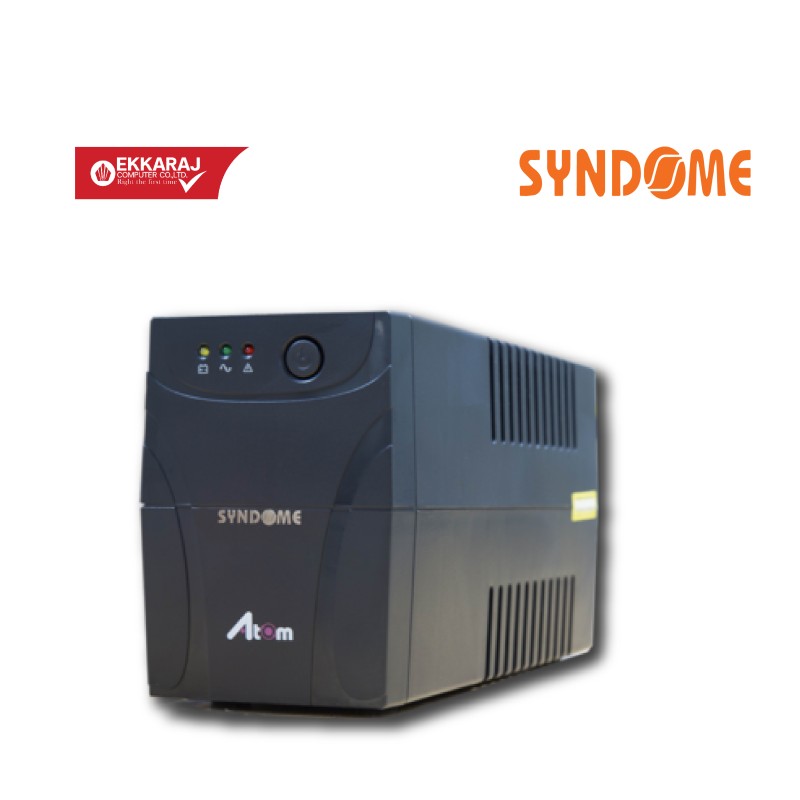 Ekkaraj Computer product เครื่องสำรองไฟ-syndome-ups--atom-850i-led--850vasl480w-1syn97-ekc-7Bpwr