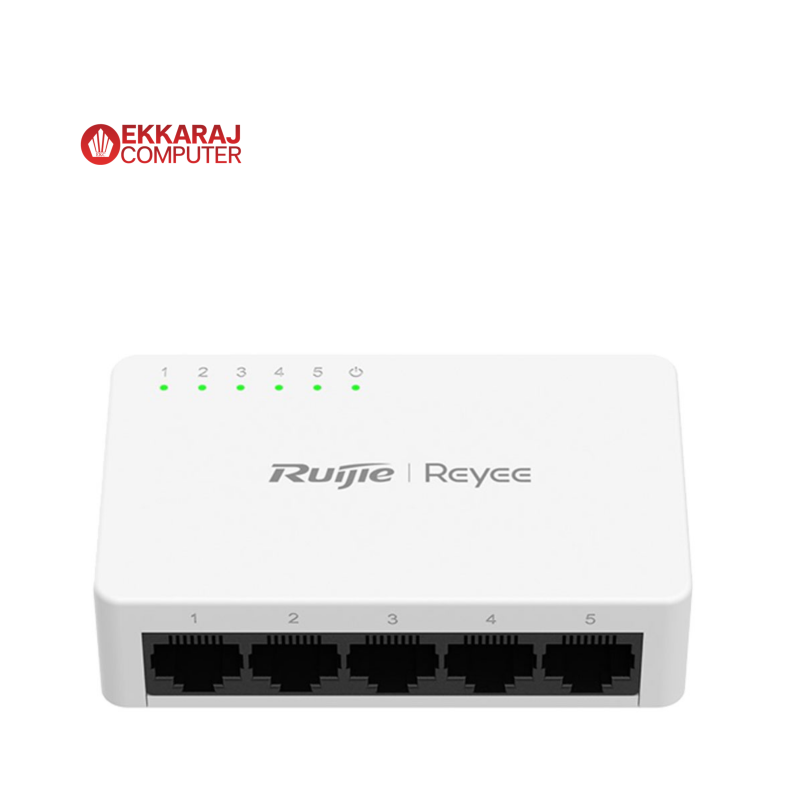 Ekkaraj Computer product switch-reyee-rg-es05g-l-5-port-rj45-ports-plastic-case-27Eec