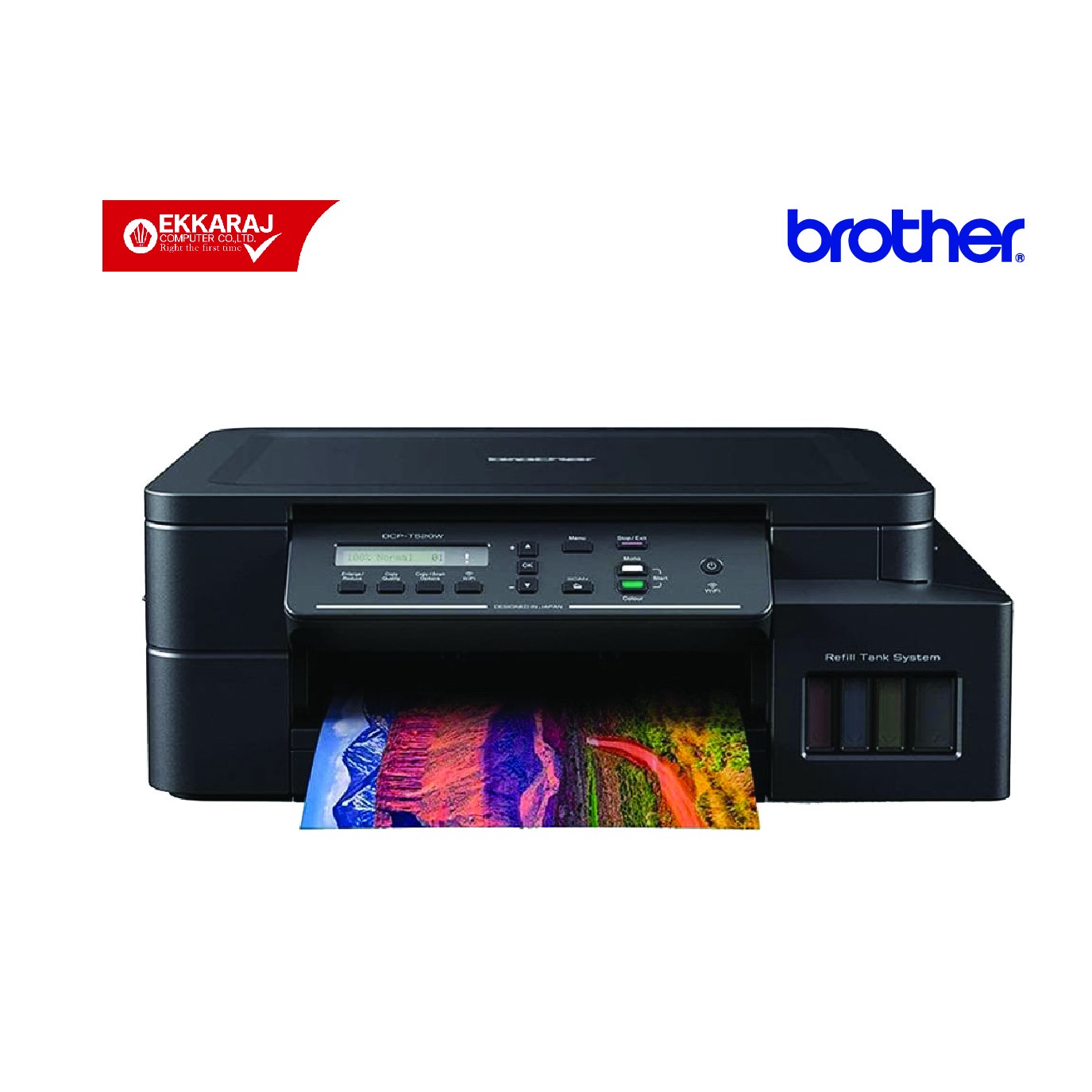 Ekkaraj Computer product เครื่องปริ้น-brother-ink-tank-dcp-t520w-sl-bro147-sl-ekc-StDmu