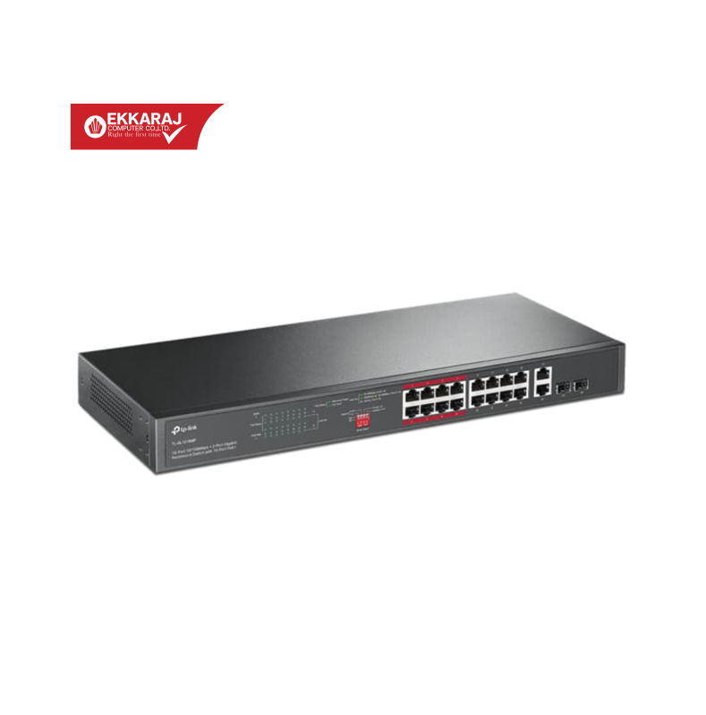 Ekkaraj Computer product switch-tp-link-tl-sl1218mp-unmanaged-switch-16-port-poeplsl2g-pl-2g-or-2sfp-zZxOx