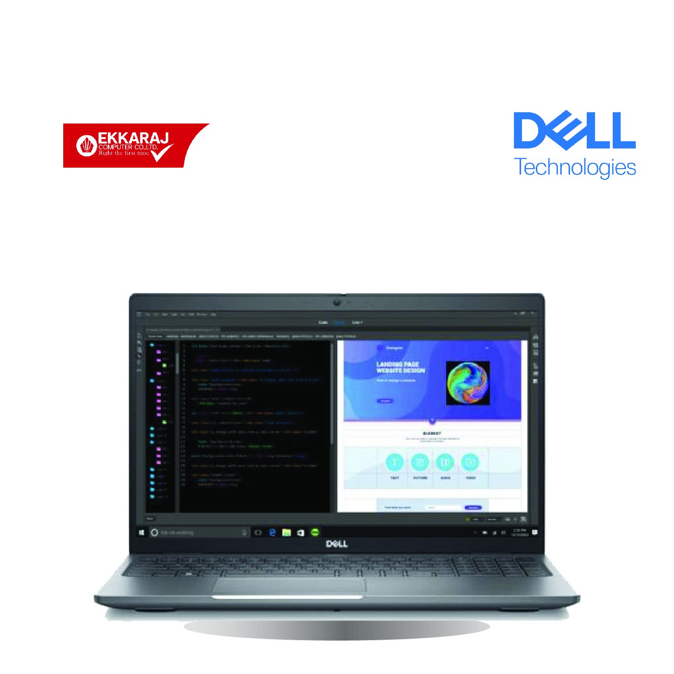 Ekkaraj Computer product คอมพิวเตอร์-snsm358001-mobile-workstation-dell-precision-3580-i5-1340psl8gbsl256gb-ssd-sl-dew191-sl-ekc-5vP0w