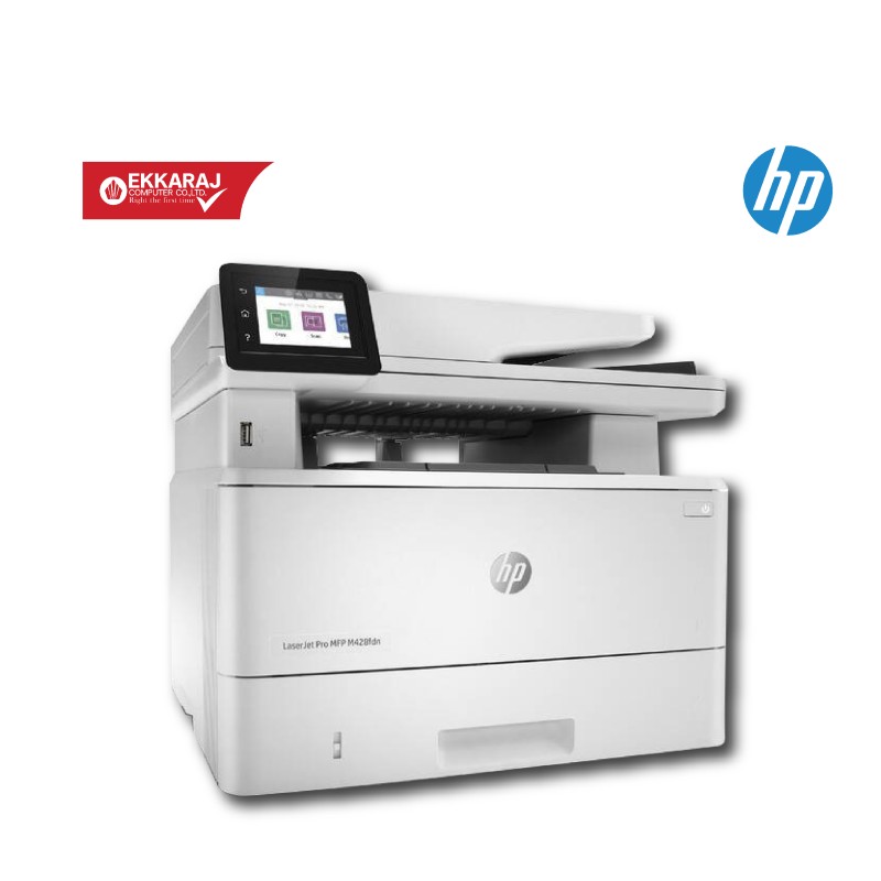 Ekkaraj Computer product เครื่องปริ้น-hp-printer--laserjet-pro-เครื่องปริ้นเตอร์มัลติฟังก์ชันเลเซอร์-ขาวดำ-รุ่น-m428fdn-hpp252-ekc-NFdTE
