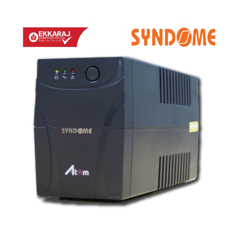 เครื่องสำรองไฟ SYNDOME UPS | ATOM 850I LED | 850VA/480W (1SYN97) EKC