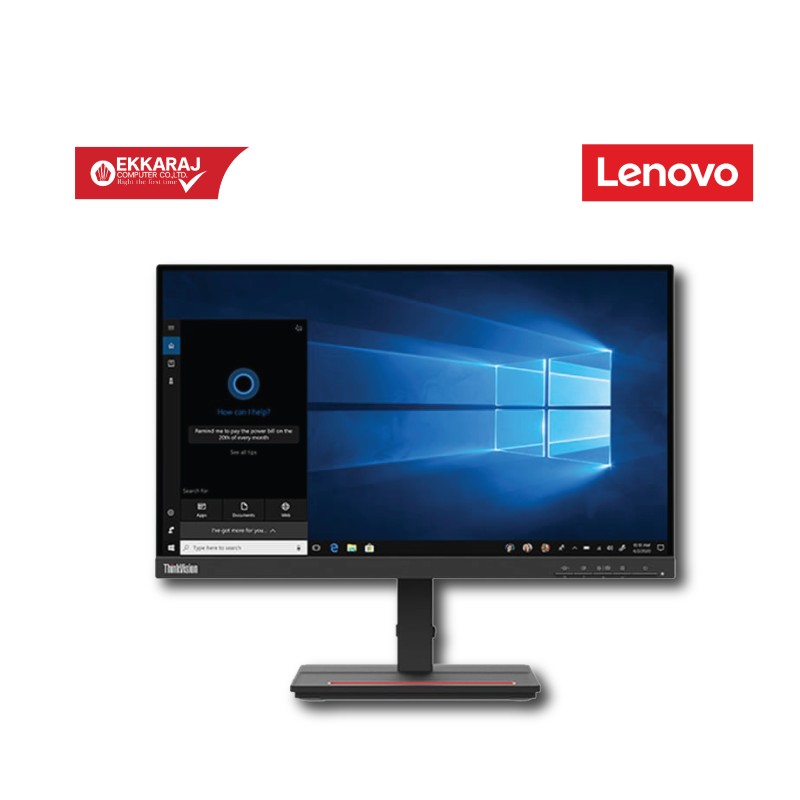 Ekkaraj Computer product จอมอนิเตอร์-monitor-“lenovo”-thinkvision-62c6kar1ww-s22e-20-fhd-1920-x-1080-215″-sl-le0798-sl-ekc-30i1J